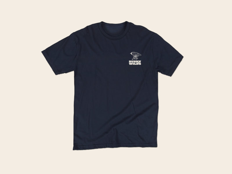 Navy Front | Burny Wild's Logo T-Shirt