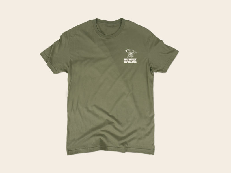 Olive Front | Burny Wild's Logo T-Shirt