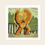 Arms In The Air | Burny Wild's 10 x 10" Art Print