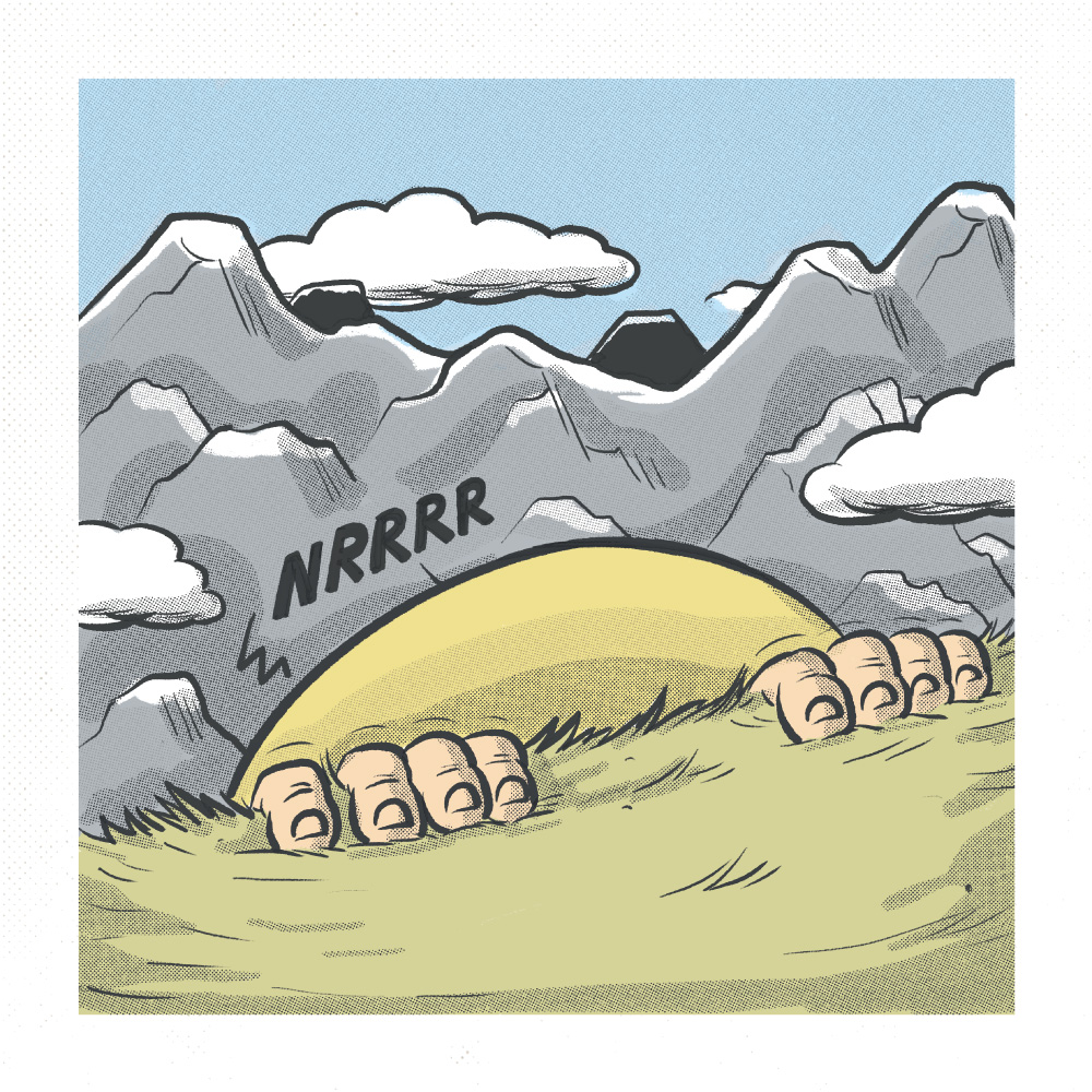 Climbing | Burny Wild's Escape From The Fumara - Comic Book