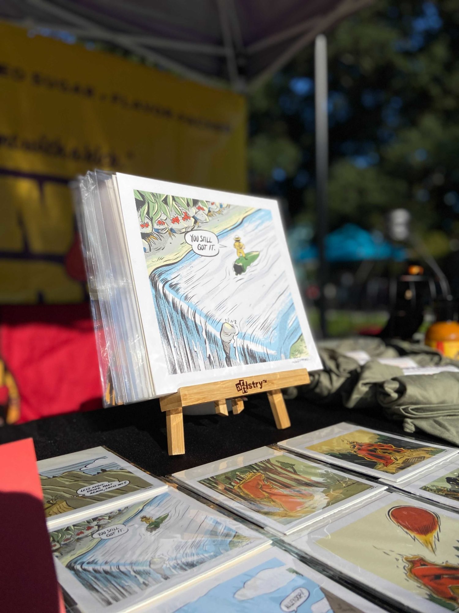 Art Prints | Burny Wild's Adventure Sauce at the Raleigh Night Market in Downtown Raleigh, NC