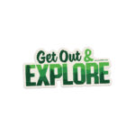 Get Out & Explore | Burny Wild's Sticker